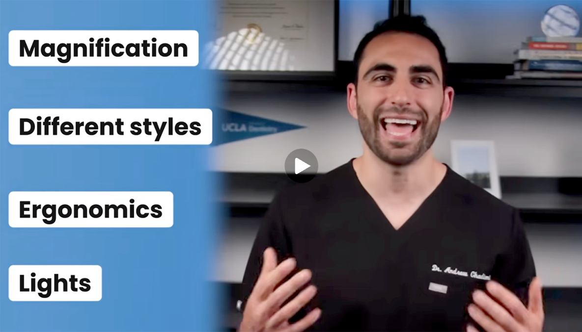 Predenting Dr Andrew's advice on loupes